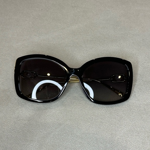 Louis Vuitton Monogram Pearl Square Sunglasses Black - Picture 1 of 12